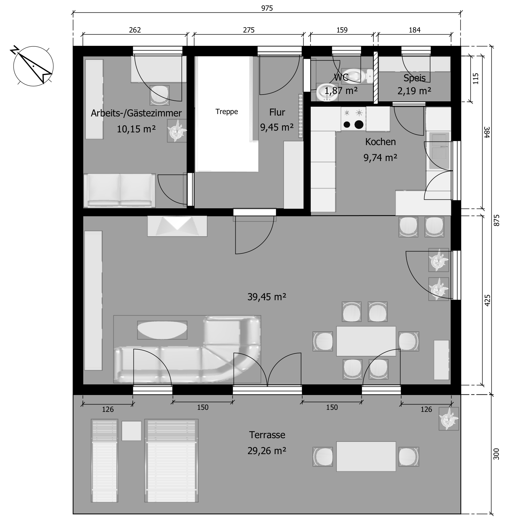 Grundriss Erdgeschoss